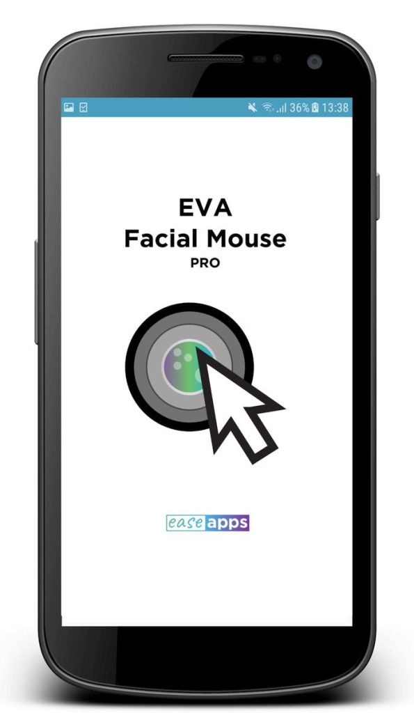 Smartphone que muestra una captura de pantalla de EVA Facial